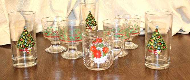 Christmas Glasses Various