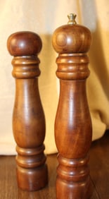 Vintage Wooden Salt and Pepper Mill
