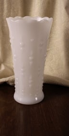 MCM Vintage Milk Glass Vase