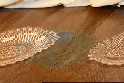 Crystal Glass Candy Dish and Spoon Rest