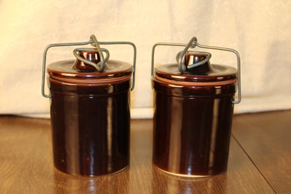 Vintage Cheese Crocks