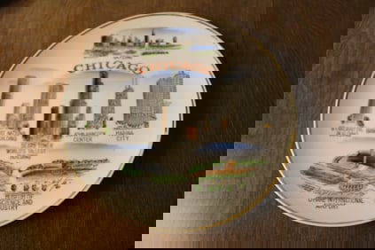 Chicago Skyline Decorative Plate