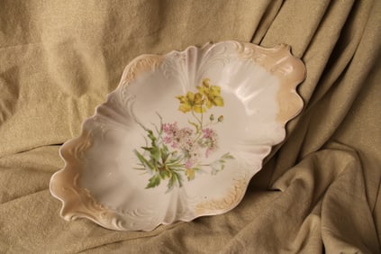 Antique German Porcelain Dish C.T. Carl Tielsch