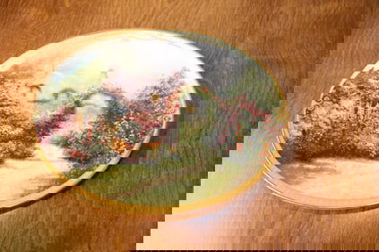 Thomas Kinkade Morning Glory Cottage Collector Plate