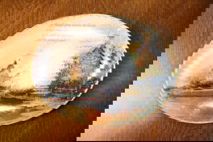 Thomas Kinkade Collector Plate Lochaven Cottage