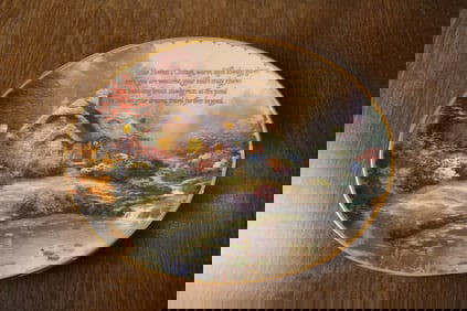 Thomas Kinkade Collector Plate Everett’s Cottage