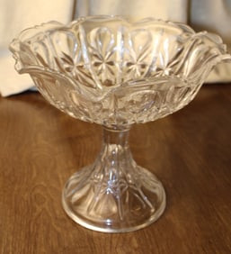 Imperial Glass Compote and Bowl
