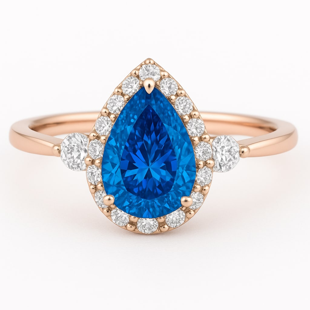 lab-grown diamond 6.00 CT Emerald-Cut Diamond Vintage Pavé Ring in 14K Rose Gold: This unique lab-grown diamond diamond ring showcases a 6.00 carat emerald-cut center stone in a vintage pavé design, expertly crafted in 14K Rose Gold. The smooth high-polish band is designed to sit