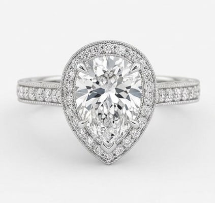 5.00 CT Lab Grown Diamond Lab-Grown Ring in White Gold (1 of 4)