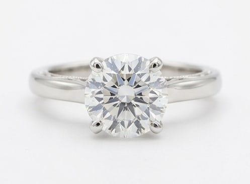 10.00 CT Lab grown diamond Lab-Grown Ring in White Gold (1 of 4)