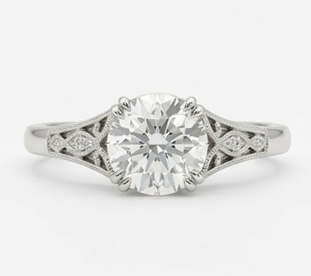 4.00 CT Lab grown diamond Lab-Grown Ring in White Gold (1 of 4)