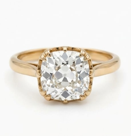 6.00 CT Lab grown diamond Lab-Grown Ring in Yellow Gold (1 of 4)