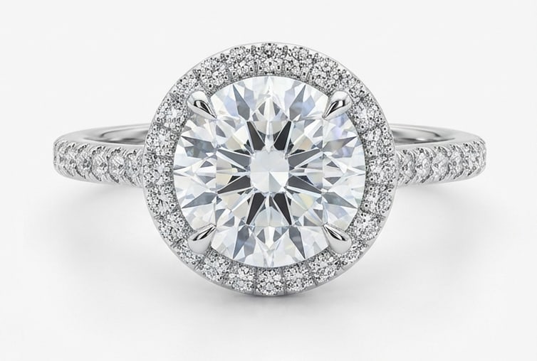 4.00 CT Lab grown diamond Lab-Grown Ring in White Gold (1 of 3)