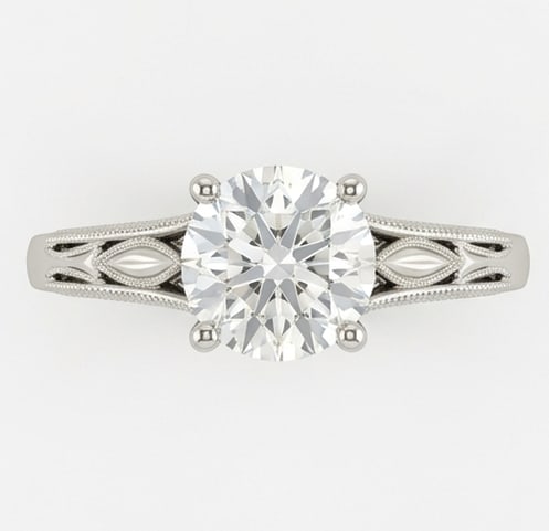 2.00 CT Lab Grown Diamond Lab-Grown Ring in White Gold (1 of 4)