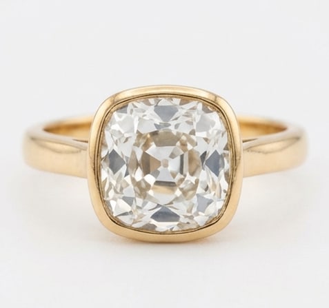 4.00 CT Lab grown diamond Lab-Grown Ring in Yellow gold (1 of 4)