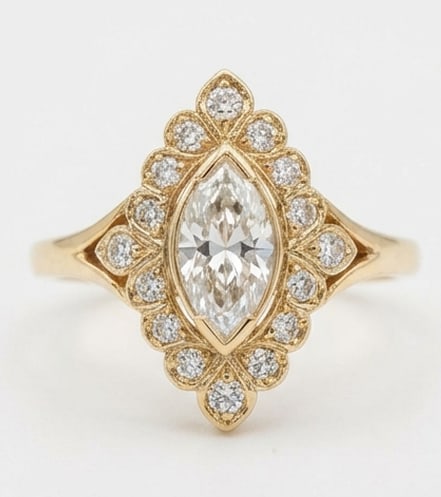 3.00 CT Lab grown diamond Lab-Grown Ring in Yellow gold (1 of 4)
