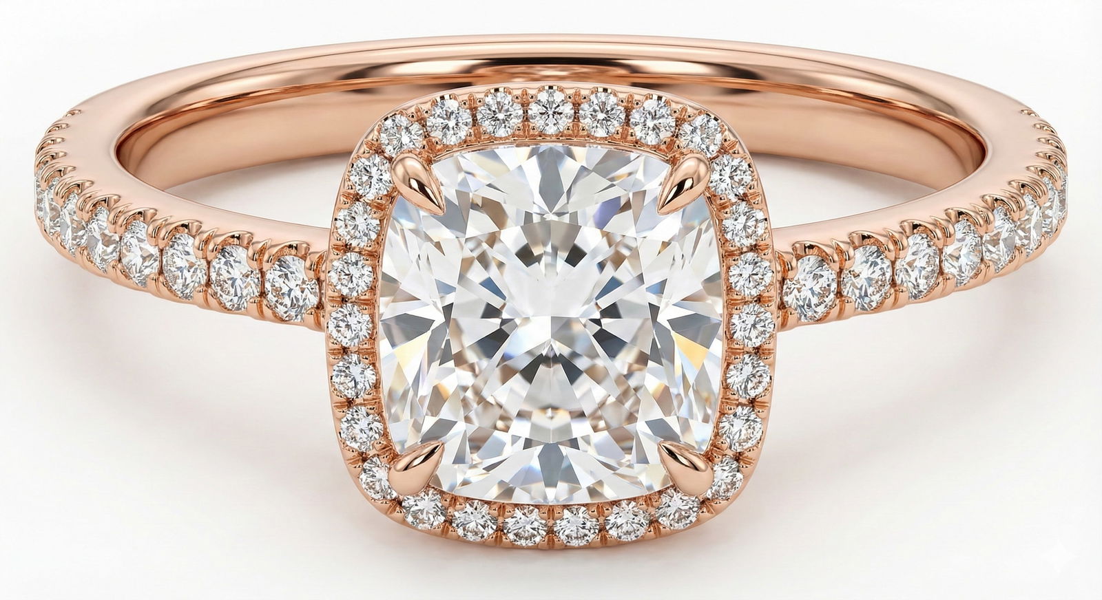 2 CT Natural Cushion-Cut Diamond Single-Stone Ring in 14K Rose Gold, Timeless Elegance, IGI: An exceptional 2 carat natural cushion-cut diamond ring, masterfully crafted in luxurious 14K Rose Gold and designed to embody refined elegance and lasting beauty. This design highlights the beauty of