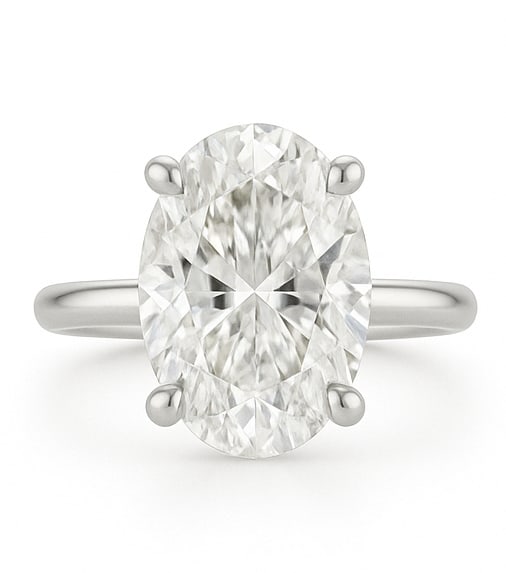 Luxury IGI Certified 1.50 Ct Oval cut Diamond Ring in 14K White Gold: Exceptional luxury ring showcasing approximately 1.50 carat lab grown diamond, beautifully crafted in 14K White Gold. This refined design highlights superior craftsmanship and timeless elegance, makin