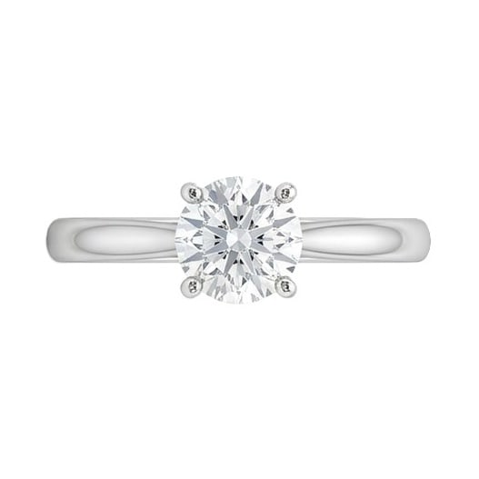 IGI Certified 1.95 ct Round Cut Natural Diamond Cathedral Solitaire Ring in 14K White Gold: A sophisticated 1.95 carat natural round-cut diamond ring, crafted in 14K White Gold to highlight beauty, brilliance, and fine jewelry presence. This design highlights the beauty of the center stone a