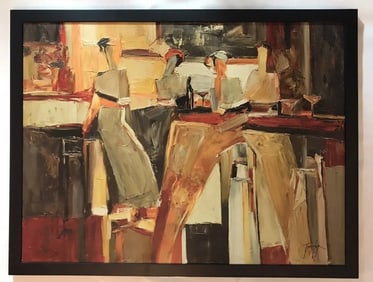 Canvas Print Titled "Catching Up" By Ukrainian Artis Yuri Tremler