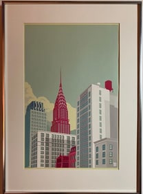 Silkscreen Print of Park Ave by Remko Heenskerk