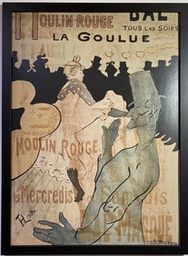Vintage Print Poster Of French Artist Toulouse Lautrec
