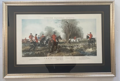 Print Of Fox Hunting Scene