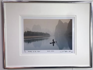 Signed Photograph By Michael Chen Titled Bird Lady Of The Canyon