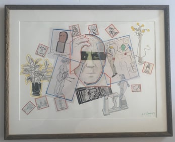 Artist Proof Signed  Lithograph titled Homage to Picasso  by Larry Rivers