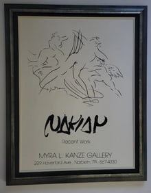 Original Litho Poster " Myths And Legends "by Iconic Artist  REUBEN NAKIAN.