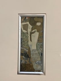Lithograph By Gustav Klimt's "Water Serpents I,"