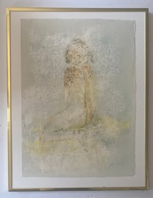 Hand Signed Lithograph Titled Yvonne By Don Fink