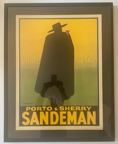 Vintage Sandeman Porto & Sherry Print 1998