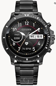 Citizen CZ Smart Gunmetal Black Stainless Steel Case and Bracelet Watch