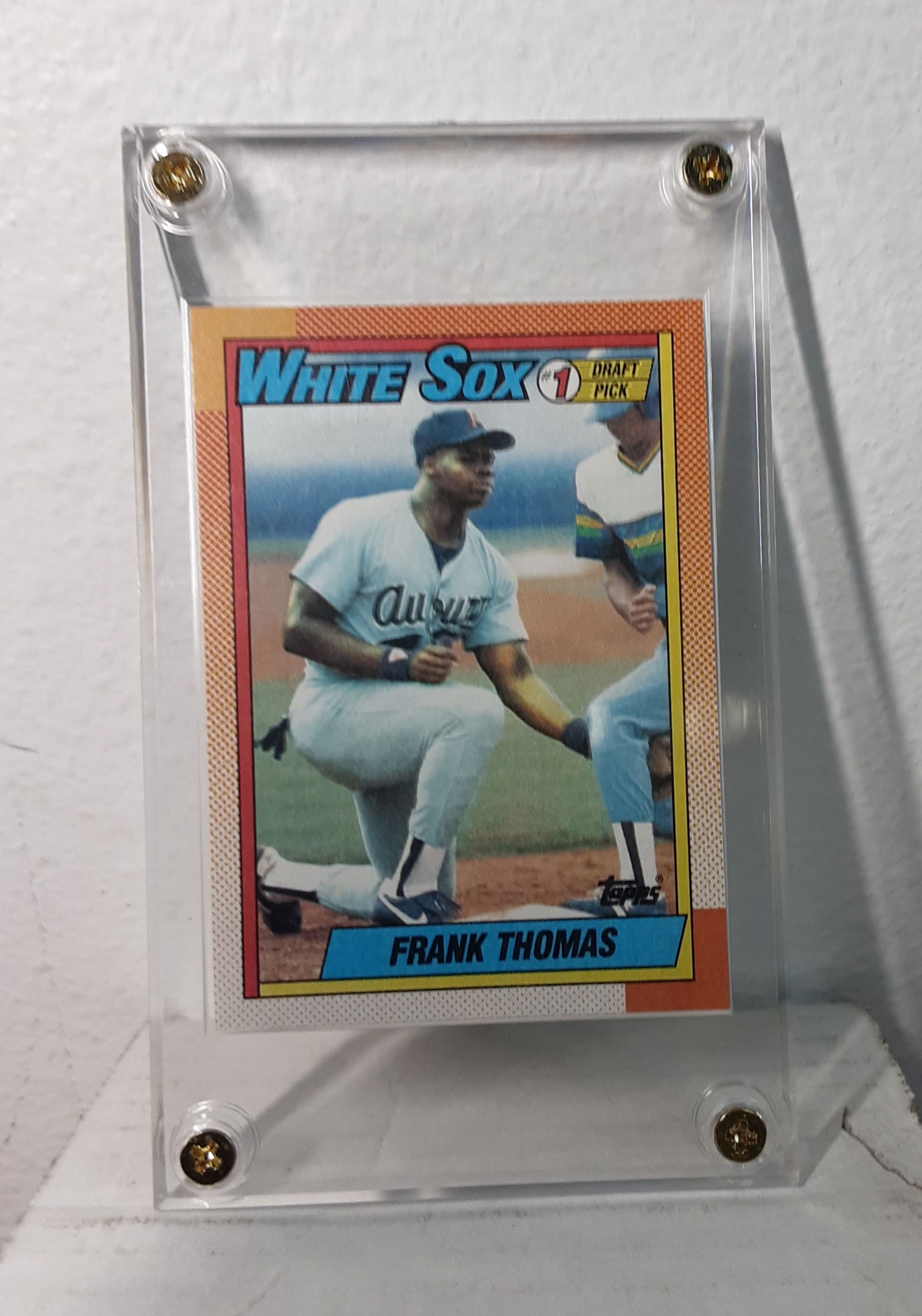 1990 Topps Chicago White Sox #1 Draft Pick Frank Thomas #414