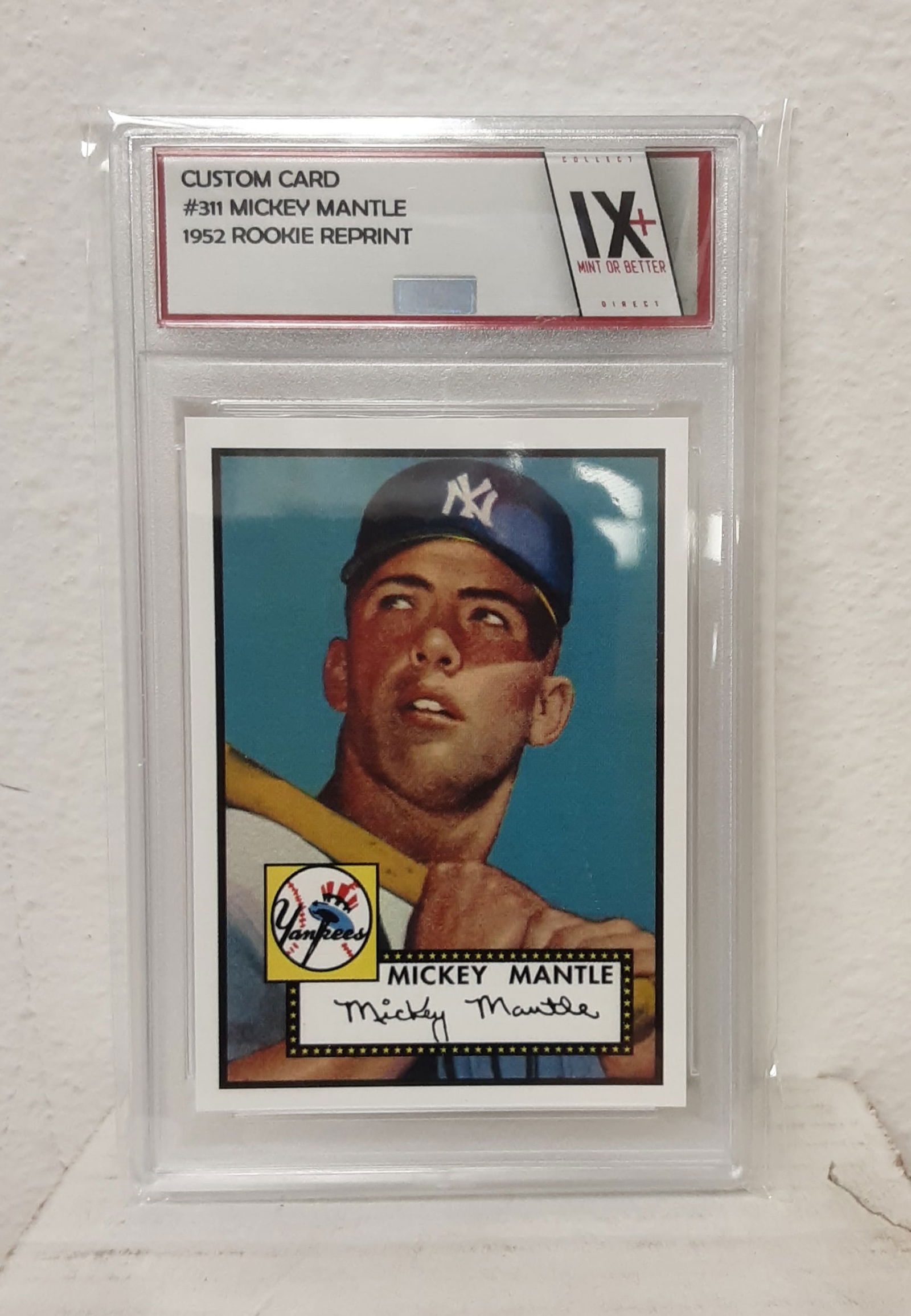 1996 Topps - Mickey Mantle Commemorative Reprints Mickey Mantle #2 1952 Topps (1 of 2)