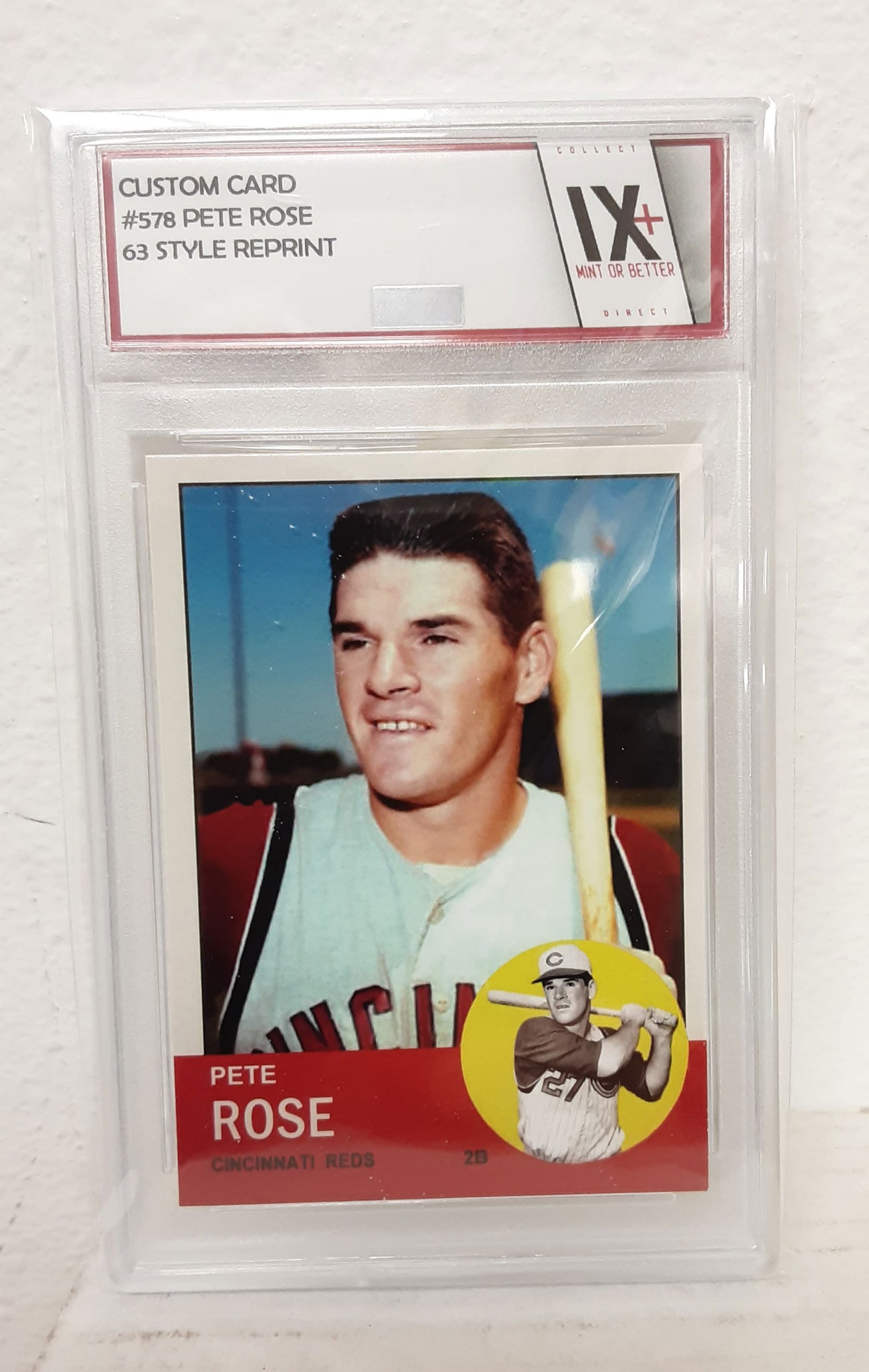 Pete Rose Baseball #578 Cincinnati Reds (1 of 2)