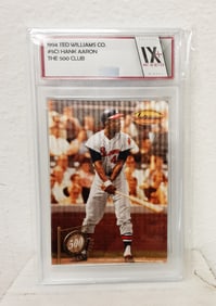 1994 Ted Williams Card Co.  Hank Aaron #5C1  500 HR Club
