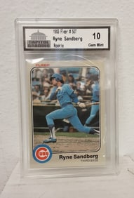 1983 Fleer #507 Ryne Sandberg Rookie Card Chicago Cubs HOF