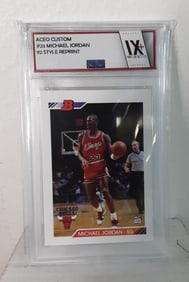 1992 Style Reprint Aceo Custom #23 Michael Jordan