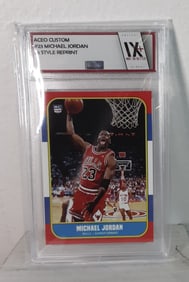 1986-87 Aceo Michael Jordan Custom RC