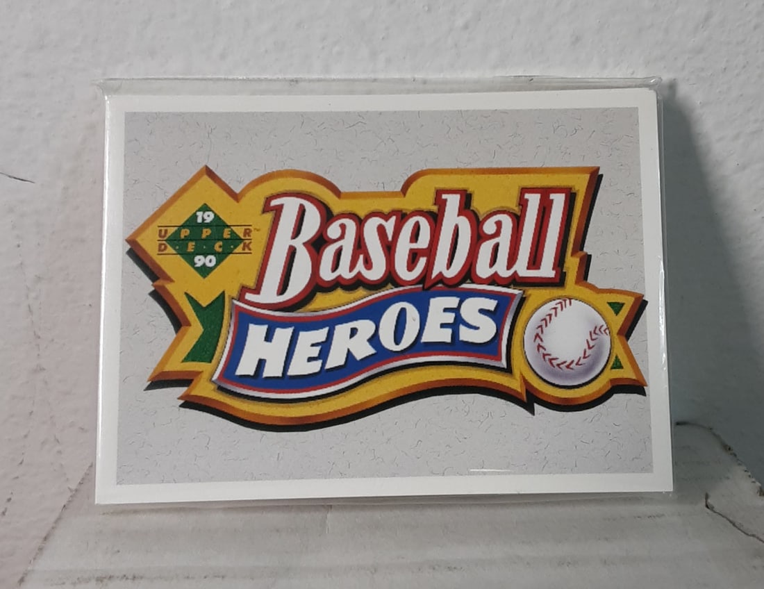 REGGIE JACKSON 1991 Upper Deck Baseball Heroes 10 Card Set w/header stock photos (1 of 2)