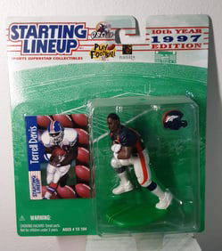 1997 TERRELL DAVIS Denver Broncos #30 Rookie Starting Lineup