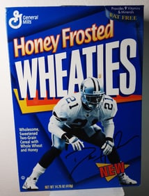 Deion Sanders Sealed Honey Frosted Wheaties Sealed Cereal Box