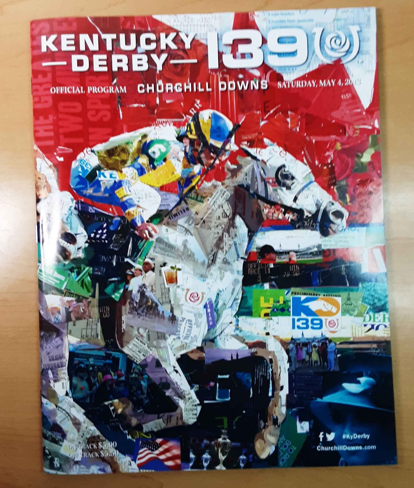2013 Kentucky Derby Official Program Churchill Downs (1 of 2)