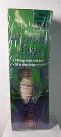 1995 Fun Group Monster Caps (Pogs) 180 Per Box Sealed - Full Box "B" Sealed
