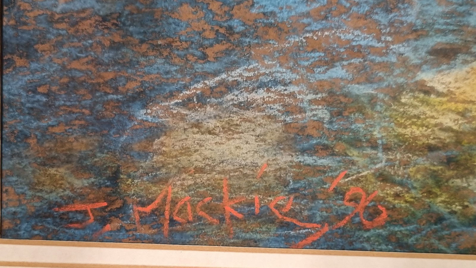 John Mackie Framed Original Pastel - 3