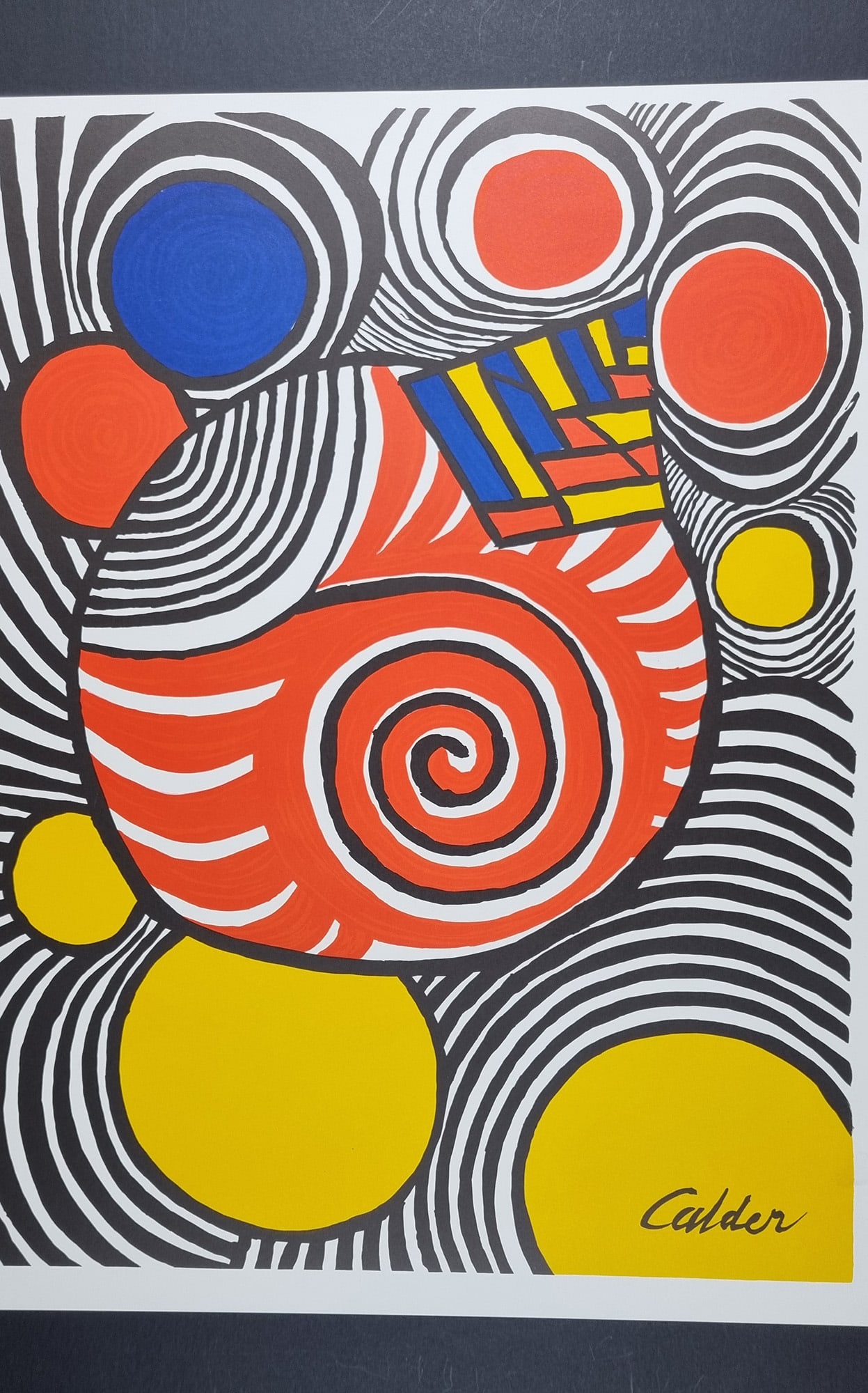 Alexander Calder (1898-1976) Lithograph "Les Travestis Du Reel" - 6