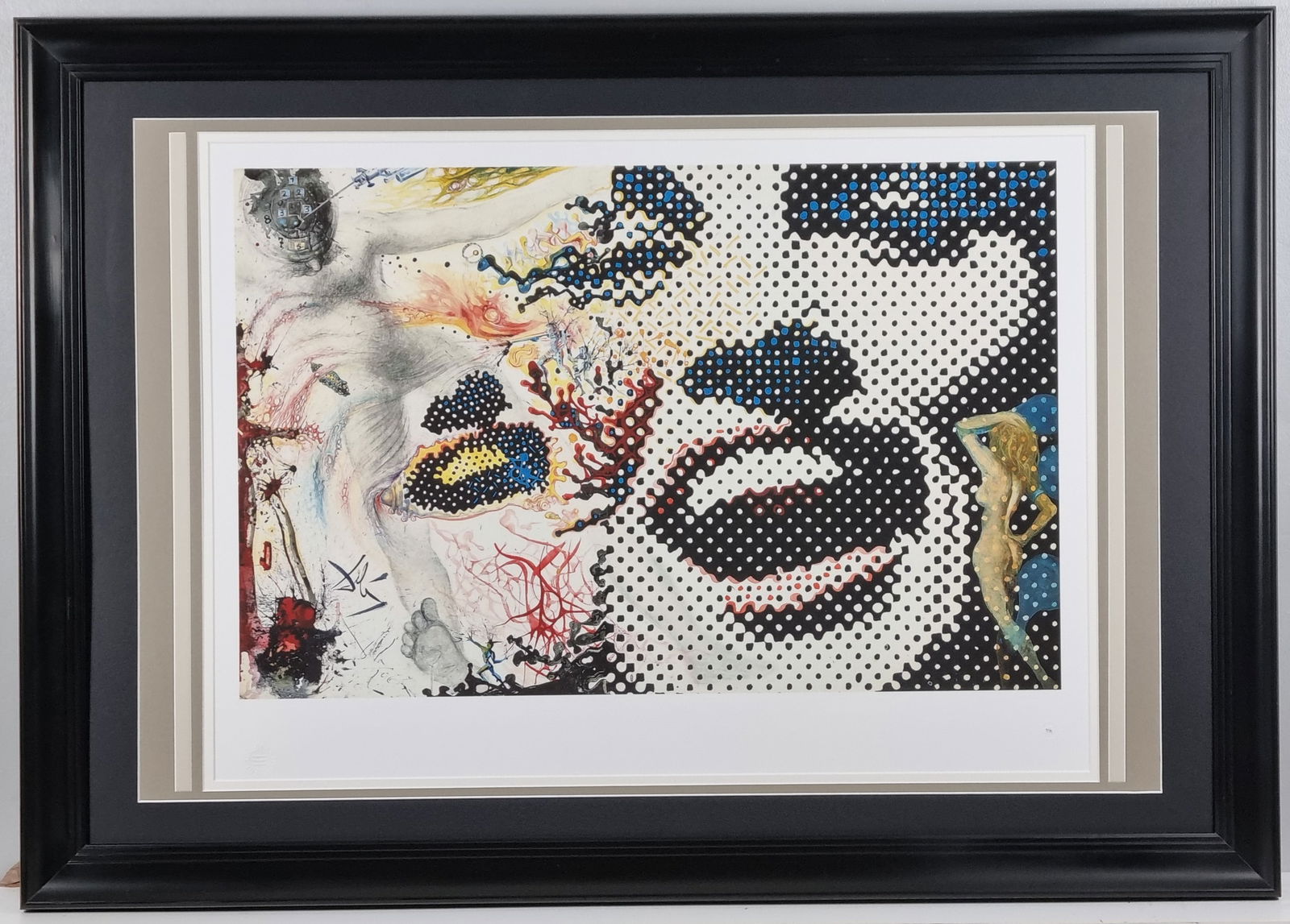 Salvador Dali "The Fantastic Journey" Limited Edition. One from a Rare Edition of only 75 Published: This limited edition by Salvador Dali titled "The Fantastic Journey" is one from the published edition of only 75 rare prints. Supplied with a certificate of authenticity with matching number.