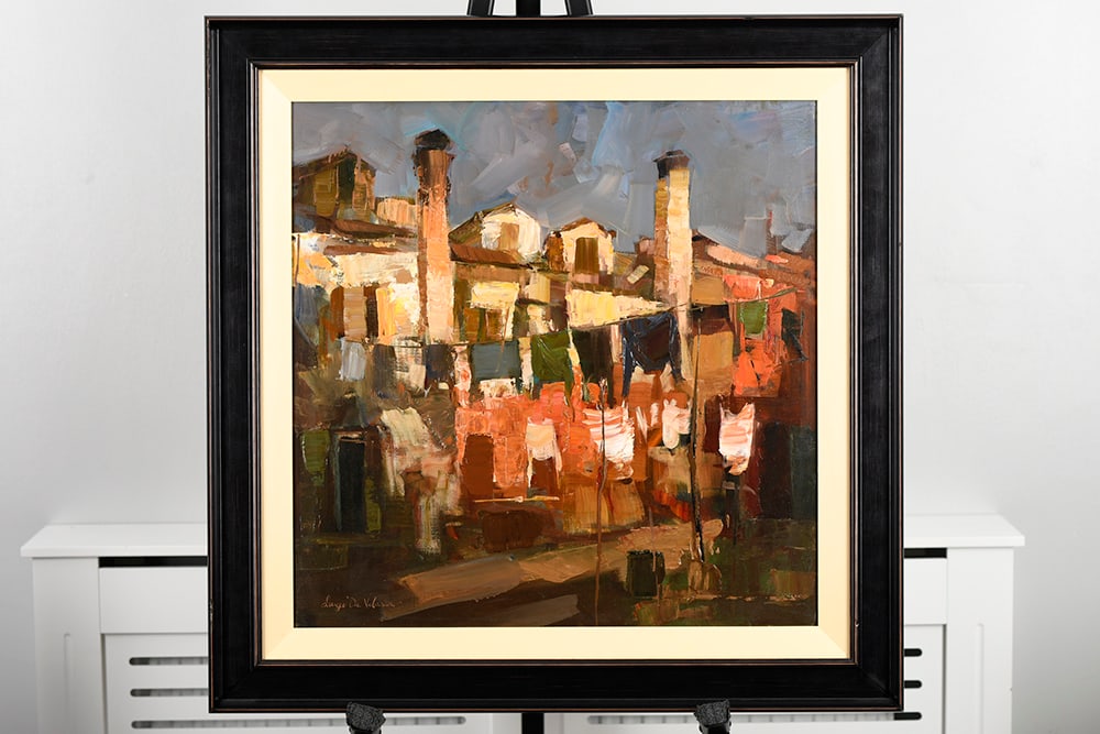 Di Valesca (Italian) Oil on Canvas Framed (1 of 7)